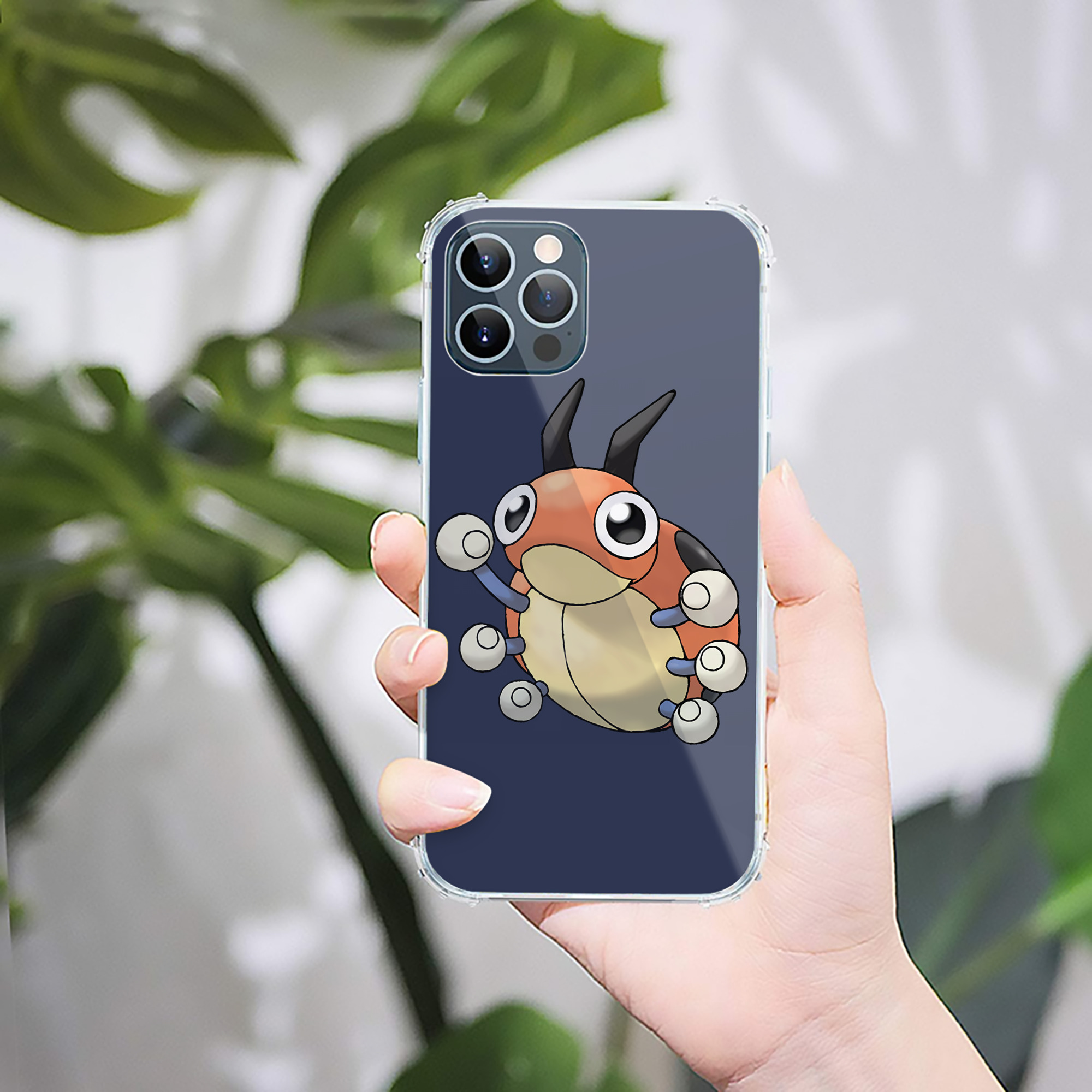 （画像用） ポケットモンスター Pokémon 【iPhone 12シリーズ対応】透明スマホケース（クリアソフトケース）